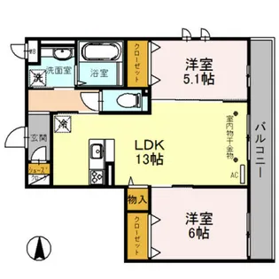 ロイヤル パレス【3階】の間取り