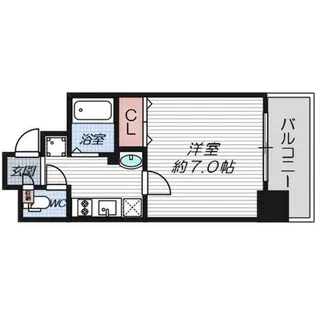 ポルト・ボヌール四天王寺夕陽ヶ丘ミラージュ【4階】の間取り