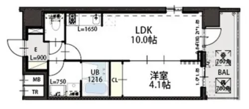 GRAND LUCE【4階】の間取り