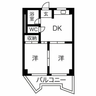 栄ファイブマンション【5階】の間取り