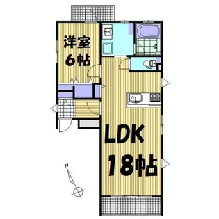 メゾン周令【1階】の間取り