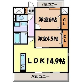 BERG大須【4階】の間取り
