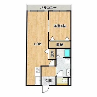 コーポノーブル【3階】の間取り