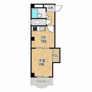 タイホウハイツ敷津3番館【9階】の間取り