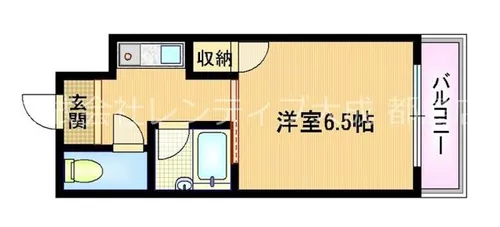 大阪府大阪市都島区中野町2丁目【マンション】の間取り