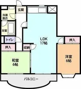 ブルーベル【3階】の間取り