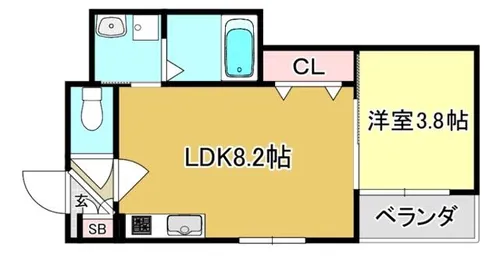 アーケードパーク十三【3階】の間取り