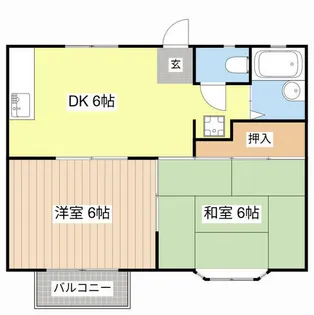 ドミール21【207号室】の間取り