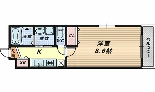 大阪府堺市西区鳳中町1丁【アパート】の間取り