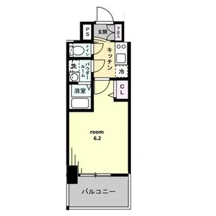 1Kの間取り画像