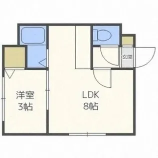 クリフ澄川【2階】の間取り