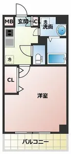 ブリランテ都島【8階】の間取り