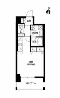 アーバネックス北浜【5階】の間取り