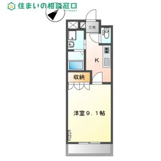 愛知県岡崎市伊賀町字7丁目【アパート】の間取り