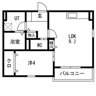Anecis桜山西【102号室】の間取り