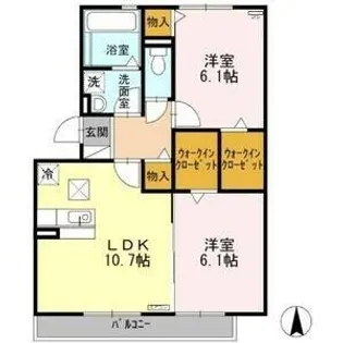 サンプレジオ2【1階】の間取り