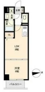 HF名駅北レジデンス EAST【6階】の間取り