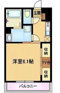 大阪府大阪市都島区都島中通2丁目【マンション】の間取り