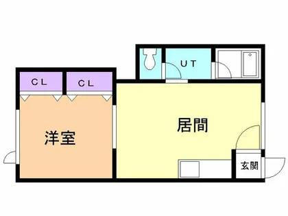 ハイツいと【203号室】の間取り