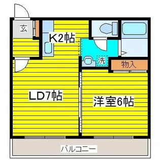 オーシ・ドマン【305号室】の間取り