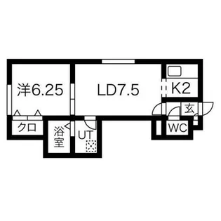 ファーストアニバーサリーN31【205号室】の間取り