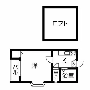 ハルミハイツ【2階】の間取り