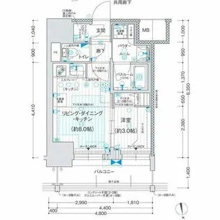 プレサンスレイズ千種今池Ⅱ【5階】の間取り