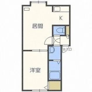 サンフラワー【202号室】の間取り