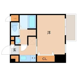 兵庫県尼崎市昭和南通5丁目【マンション】の間取り