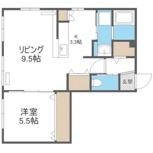 グランメールボヌール【1階】の間取り
