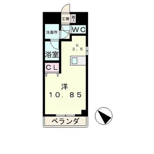 エンゼルプラザeast1【6階】の間取り
