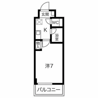 ロイヤルイトウ【6階】の間取り