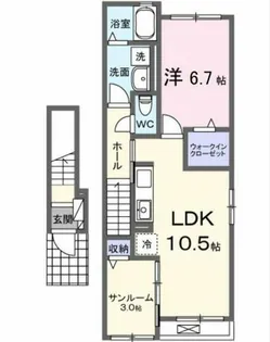 リエール【2階】の間取り