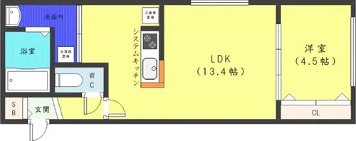 Grace札幌東【3階】の間取り