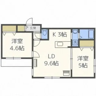 北海道札幌市中央区南十四条西7丁目【マンション】の間取り