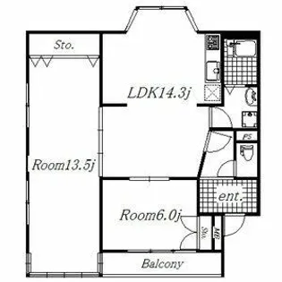 第2栄和ビル【2階】の間取り