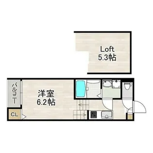 ハーモニーテラス切戸町Ⅲ【1階】の間取り