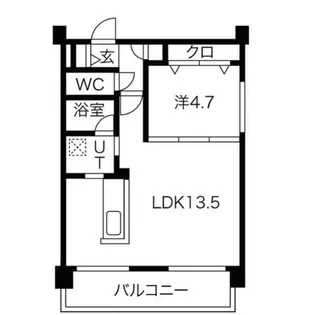 ビューハイム46【405号室】の間取り