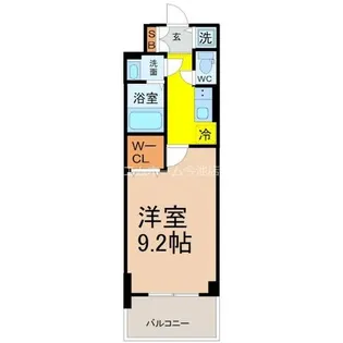 エスリード今池ルミナス【4階】の間取り