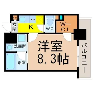 タウンライフ内山【4階】の間取り