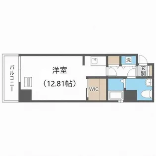 プライマル札幌北4条【10階】の間取り
