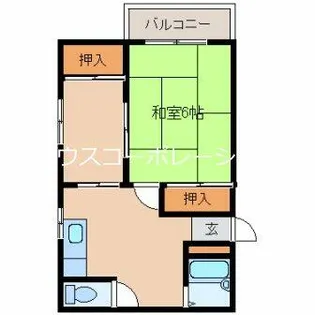 兵庫県尼崎市小中島1丁目【マンション】の間取り