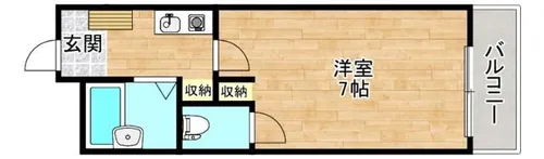 大阪府大阪市生野区新今里6丁目【マンション】の間取り