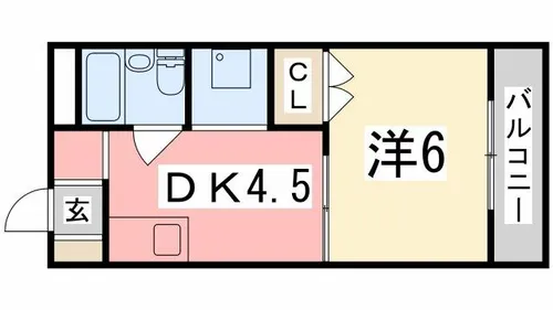 野里ハイツ【102号室】の間取り