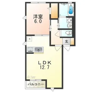 サンコート錦【1階】の間取り