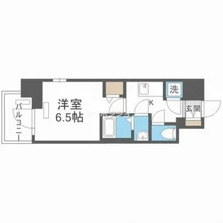 ファーストフィオーレ難波南パークサイド【1階】の間取り