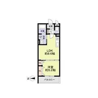 フォレストクリエオーレ金剛【1階】の間取り