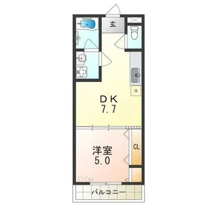 フジパレス草尾【2階】の間取り