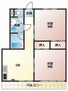 山本ビル【303号室】の間取り