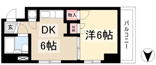 えいわビル【301号室】の間取り